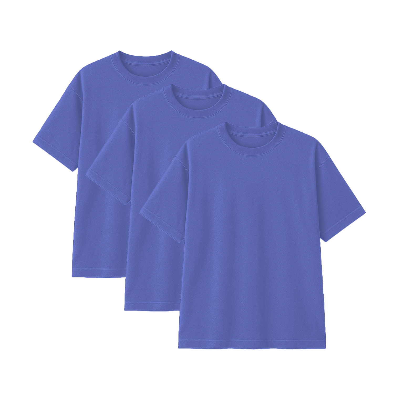 Pack 3 Polos Oversize Color Lotso 100% Algodon