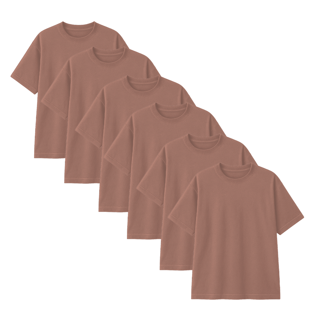 Pack 10 Polos Oversize Color Topo 100% Algodon