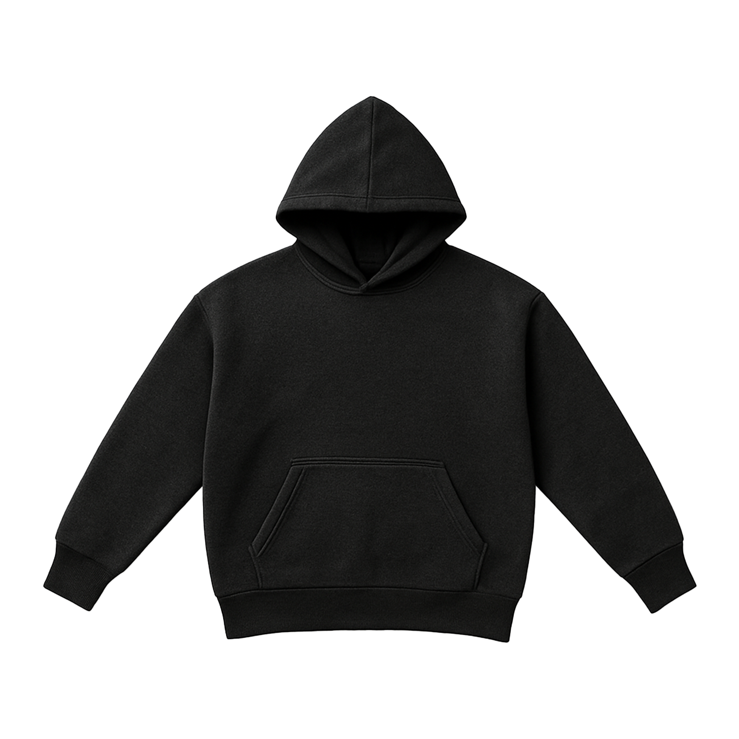 Pack x2 Polos Oversize Azul Electrico 100% Algodón + x1 Polera Sudadera Hoodie Unisex 100% Algodon