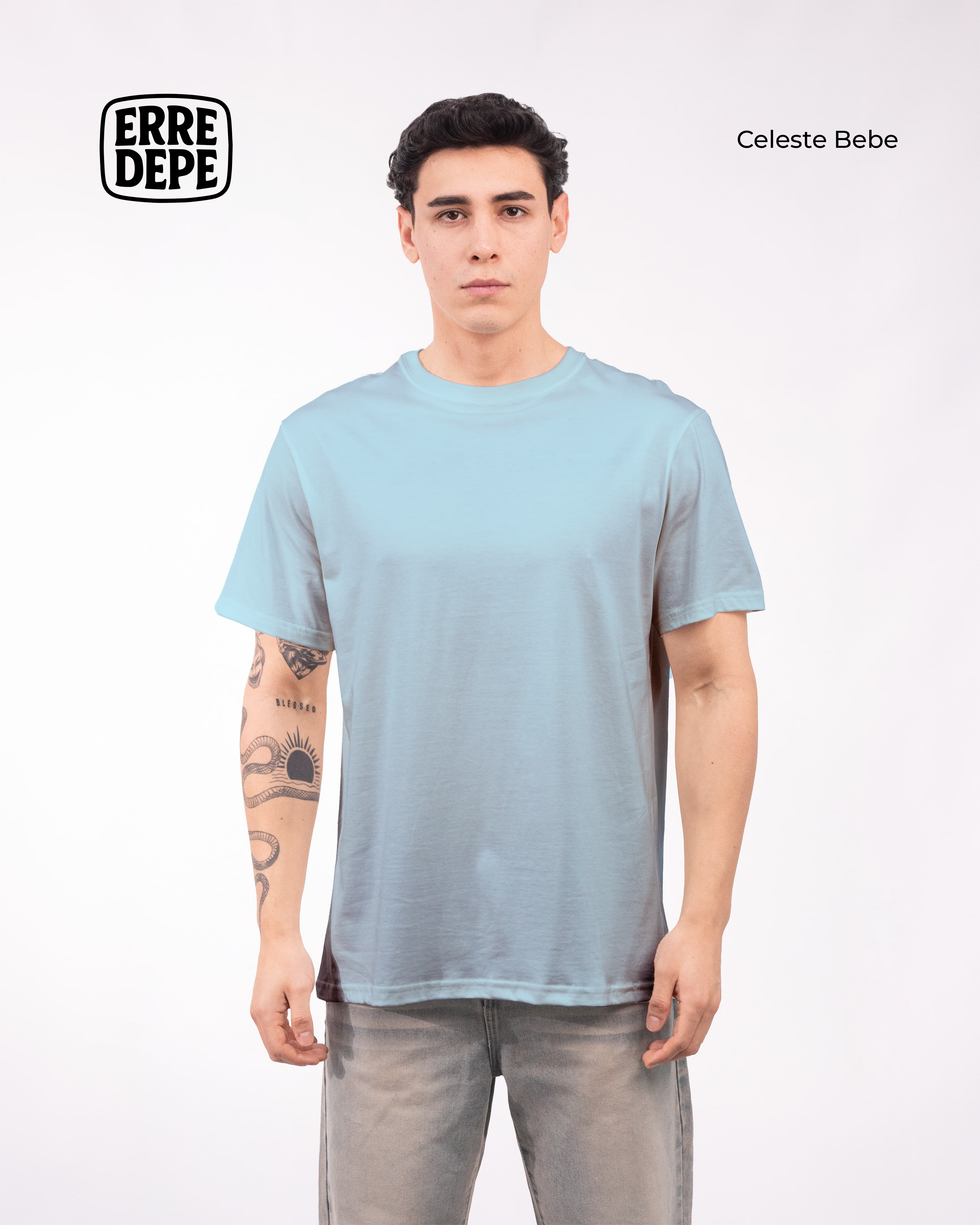 Polo Regular Celeste Bebe ERREDEPE 100% Algodon